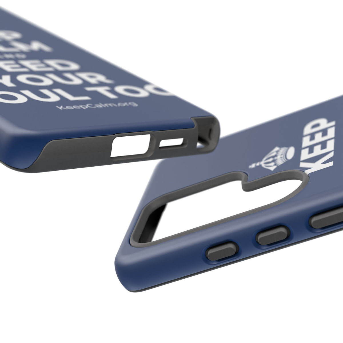 KEEP CALM AND FEED YOUR SOUL TOO Phone Case