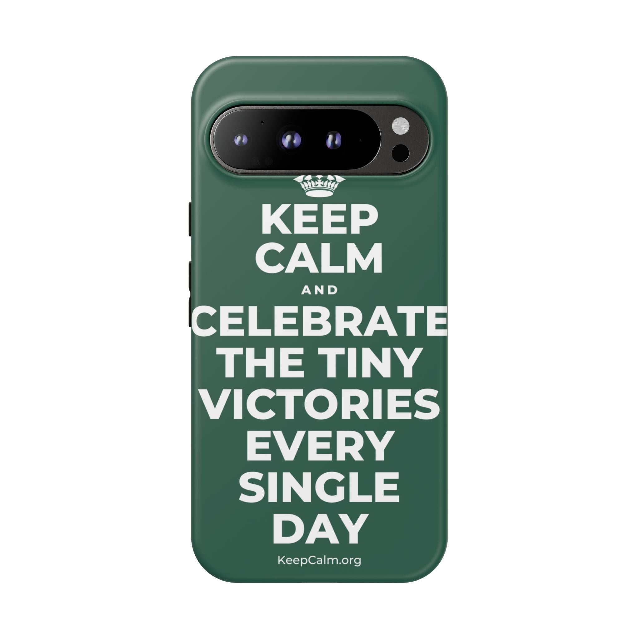 KEEP CALM AND CELEBRATE THE TINY VICTORIES EVERY SINGLE DAY Phone Case