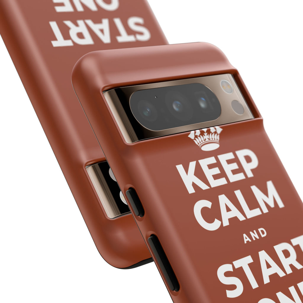 KEEP CALM AND START ONE FRESH PAGE Phone Case