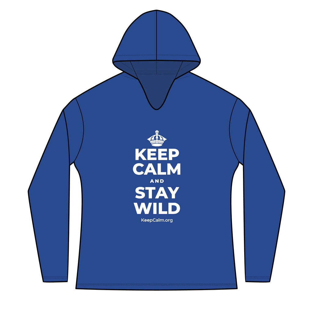 KEEP CALM AND STAY WILD Women's Long Sleeve Hoodie