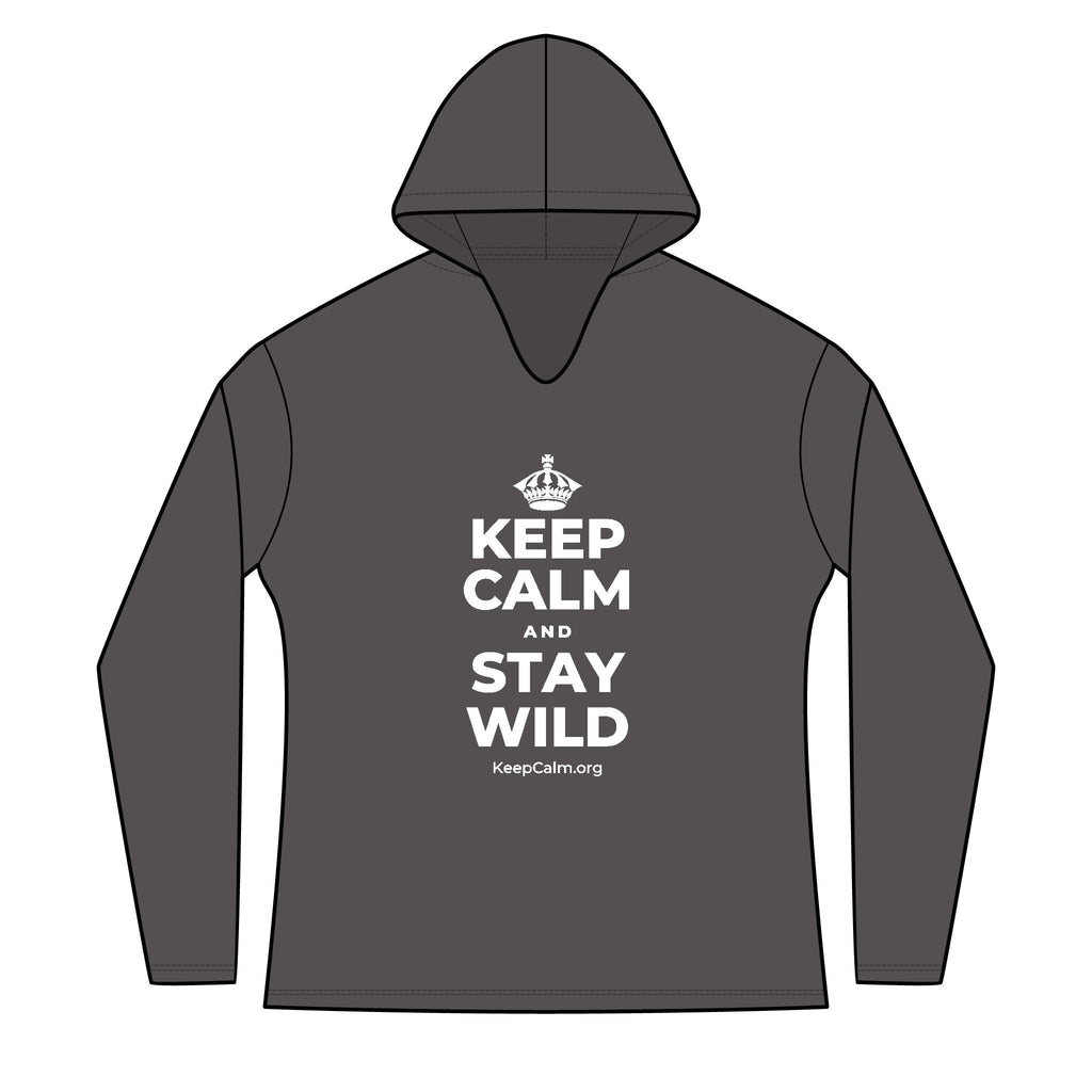 KEEP CALM AND STAY WILD Women's Long Sleeve Hoodie