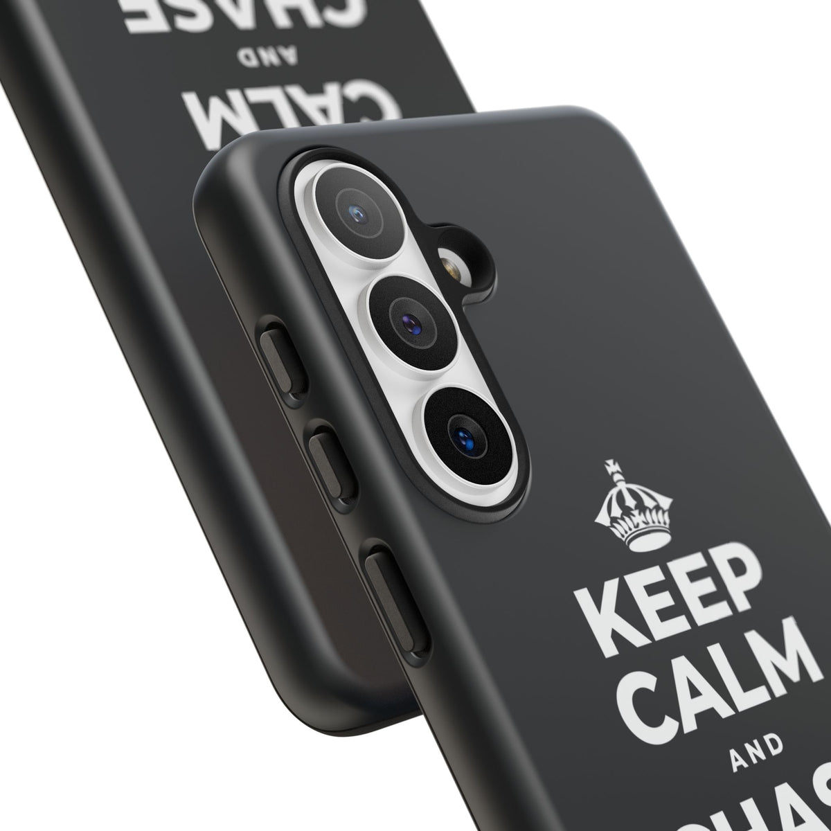 KEEP CALM AND CHASE GREATNESS Phone Case (Dark)
