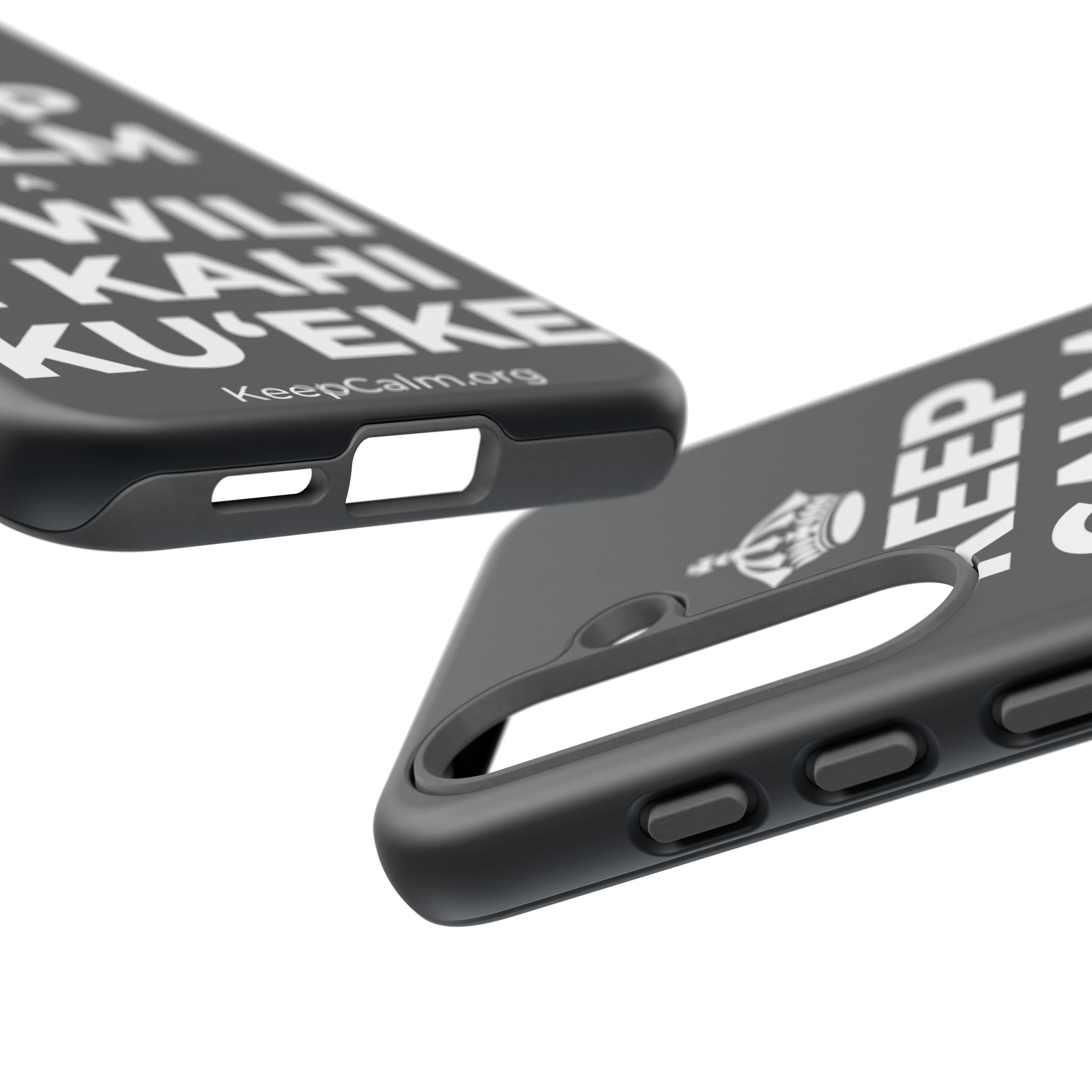 KEEP CALM A ʻŌWILI I KAHI KUʻEKE Phone Case (Dark)