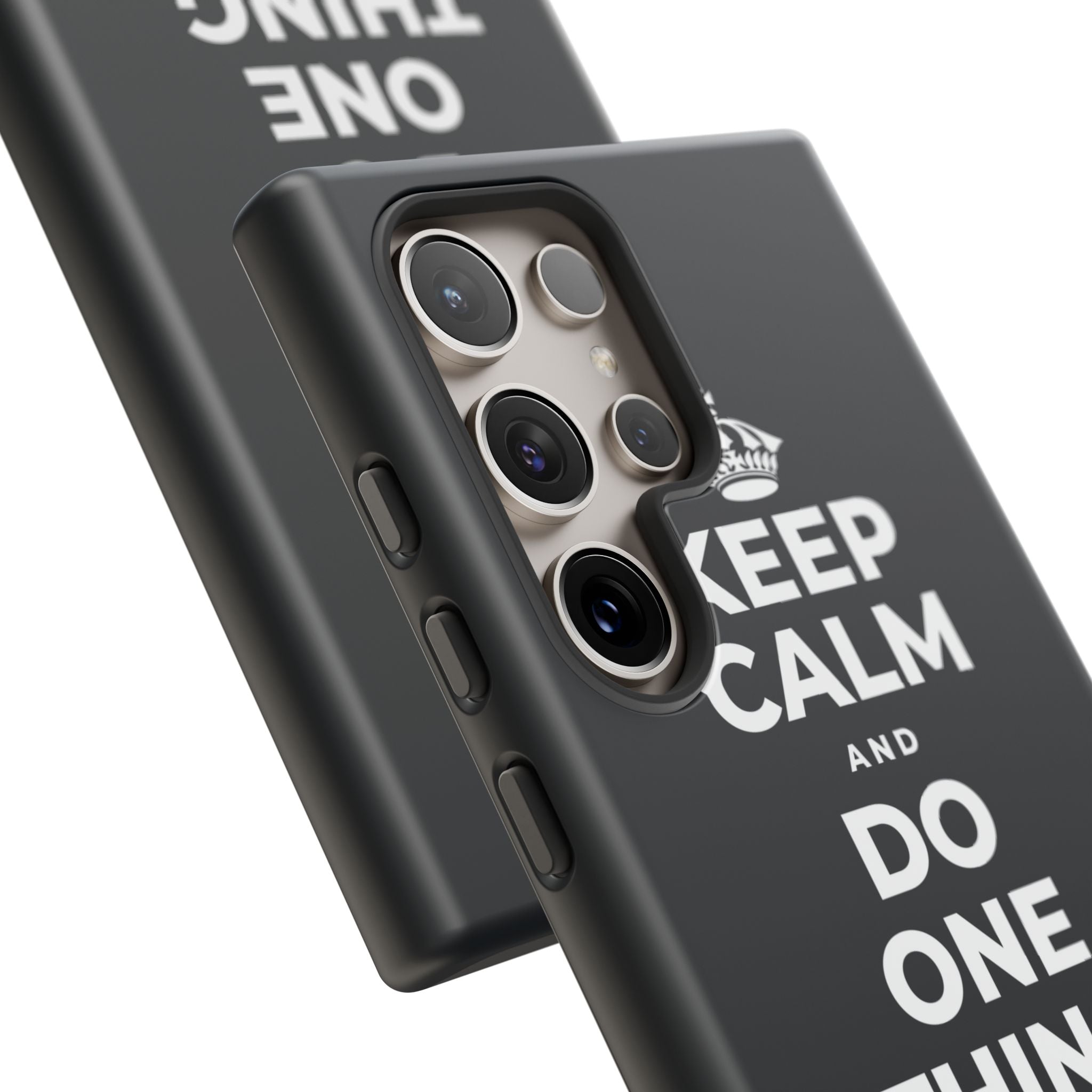 KEEP CALM AND DO ONE THING, THEN THE NEXT Phone Case (Dark)