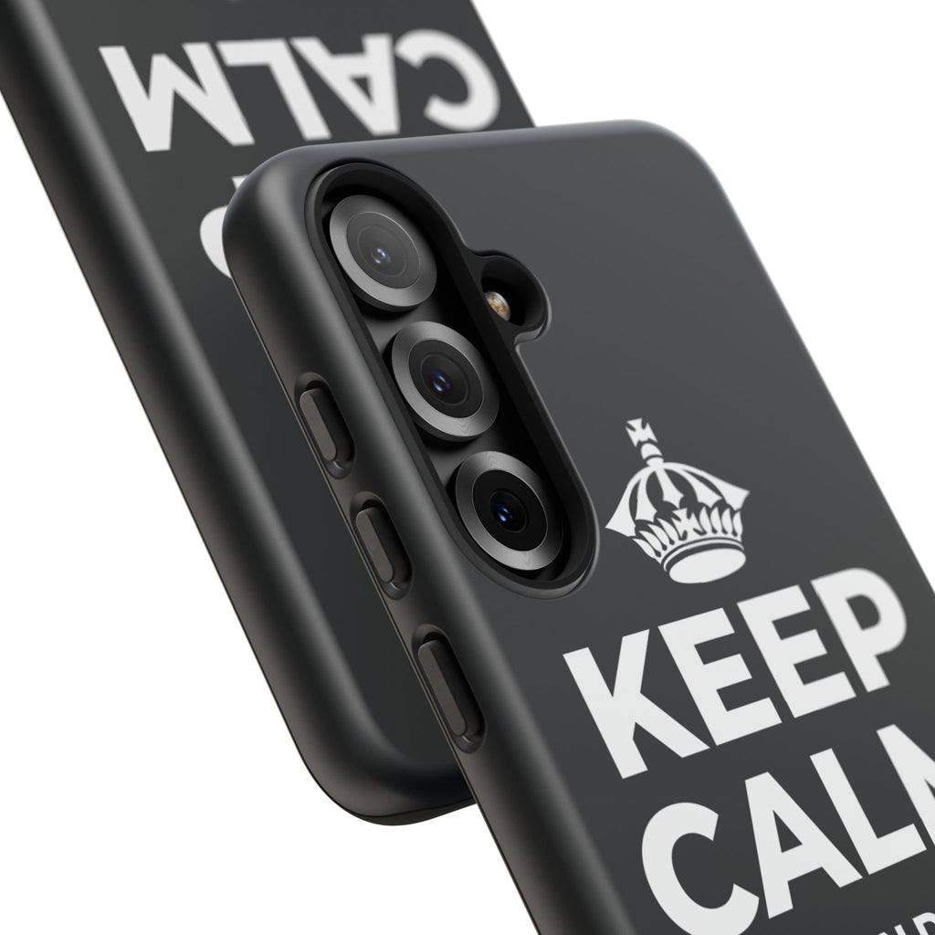 KEEP CALM AND SHINE Phone Case (Dark)