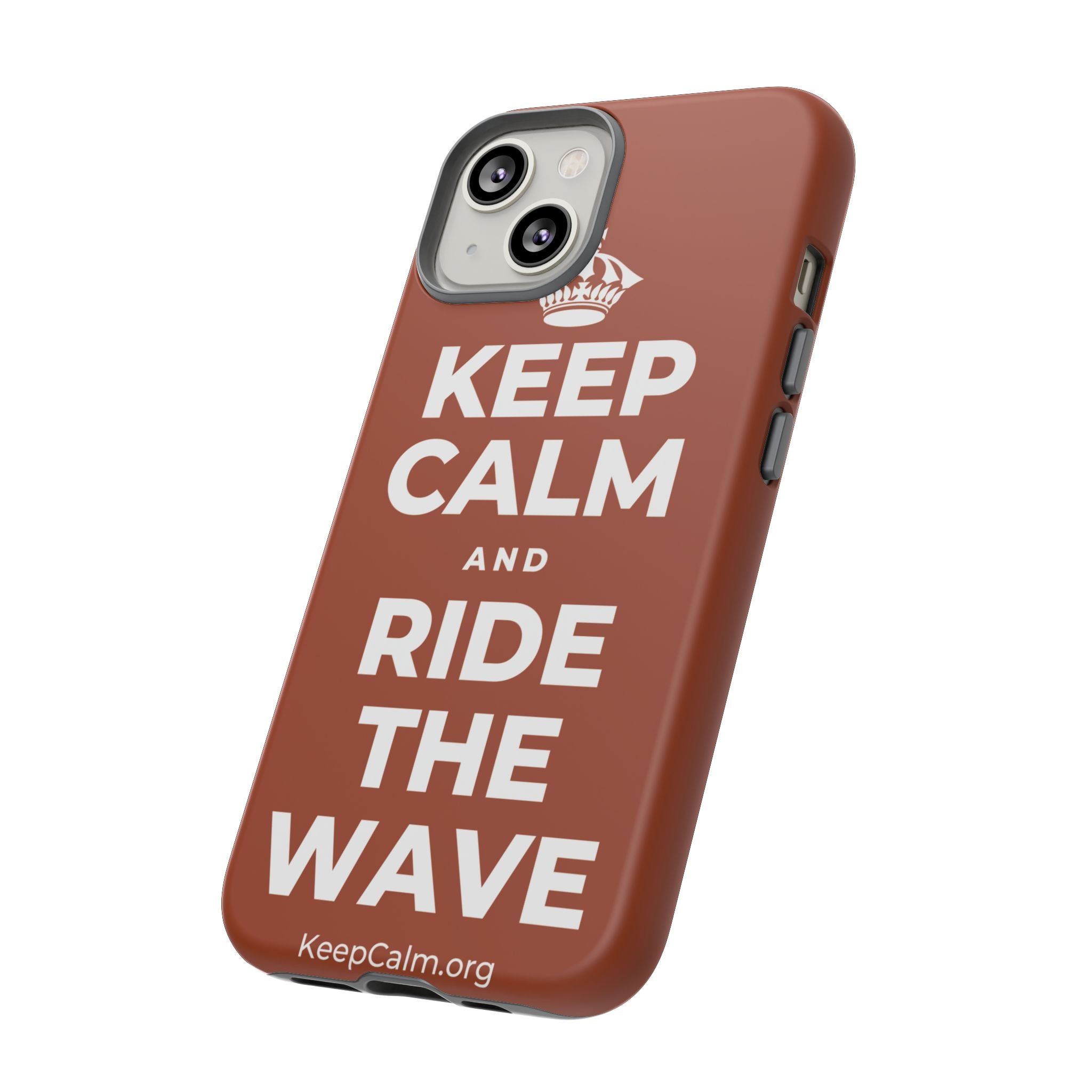 KEEP CALM AND RIDE THE WAVE Phone Case