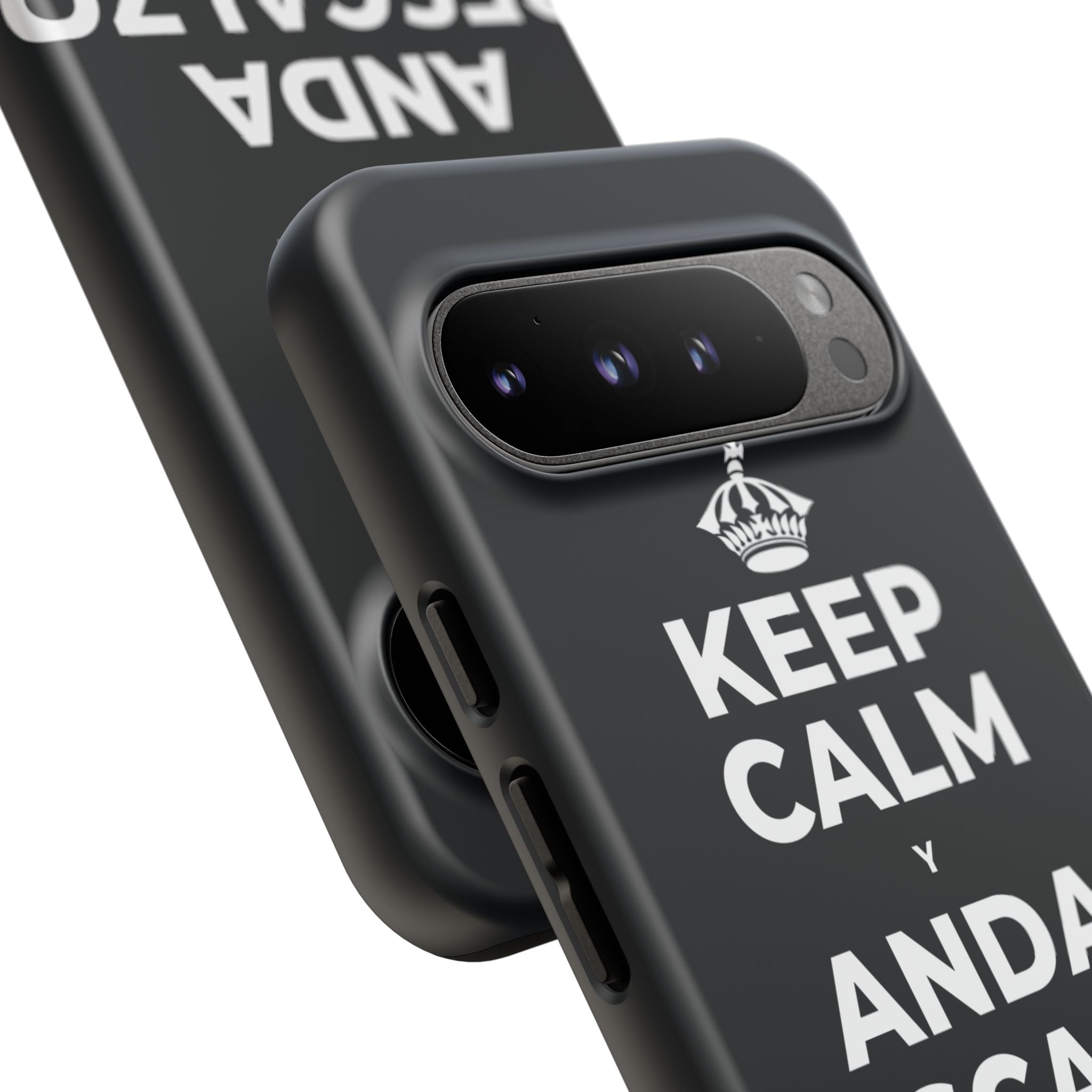 KEEP CALM Y ANDA DESCALZO EN EL PASTO Phone Case (Dark)