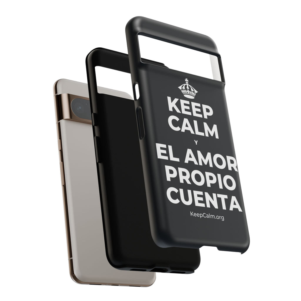 KEEP CALM Y EL AMOR PROPIO CUENTA Phone Case (Dark)