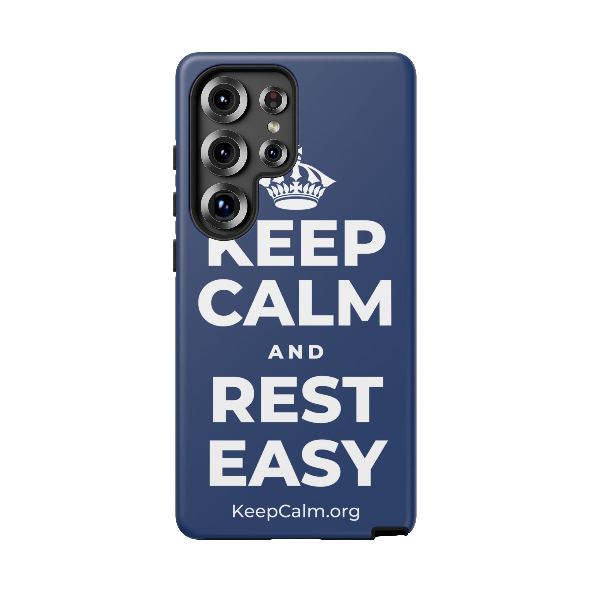 KEEP CALM AND REST EASY Phone Case