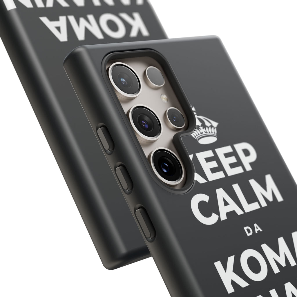KEEP CALM DA KOMA YANAYIN HUTUN MAKO Phone Case (Dark)