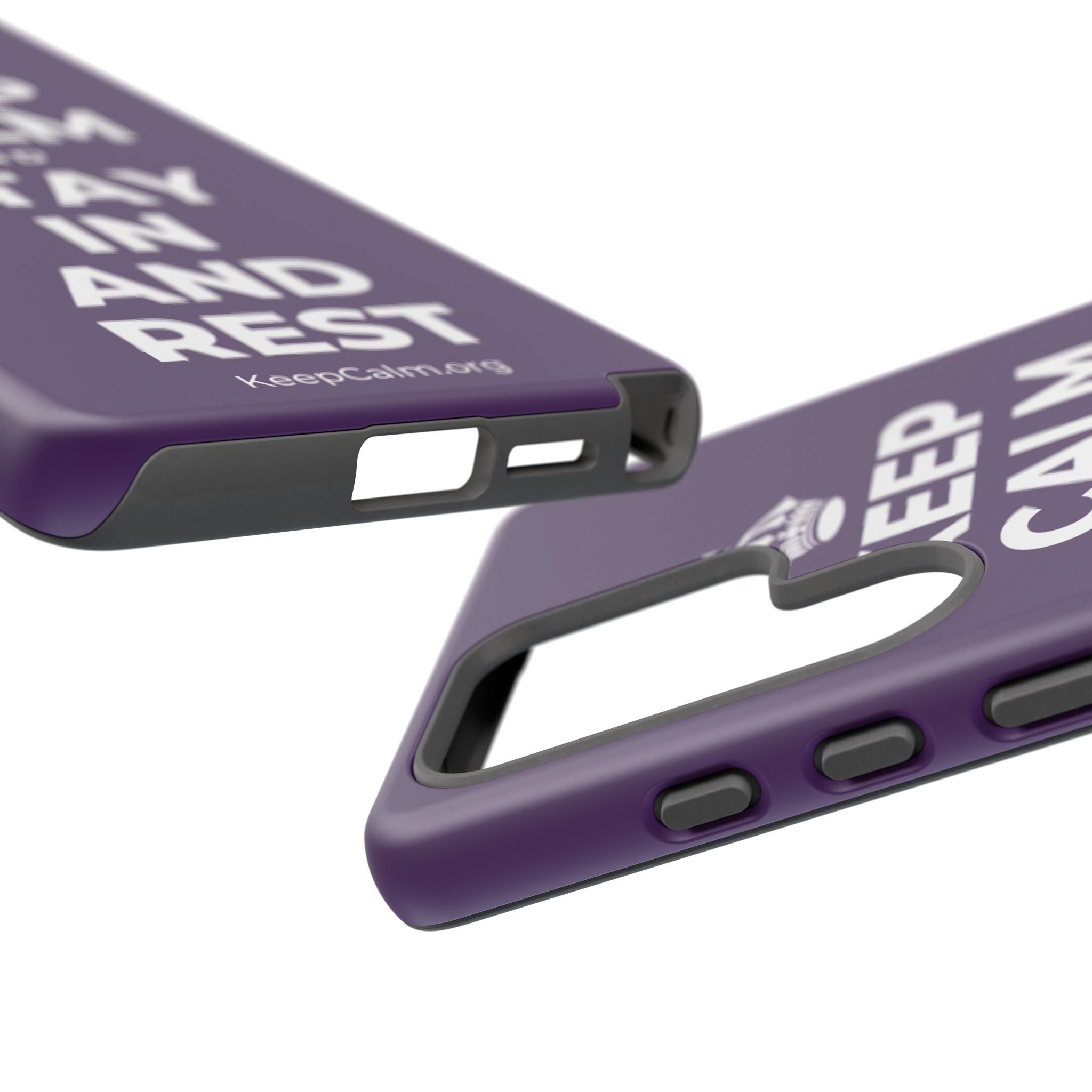 KEEP CALM AND STAY IN AND REST Phone Case