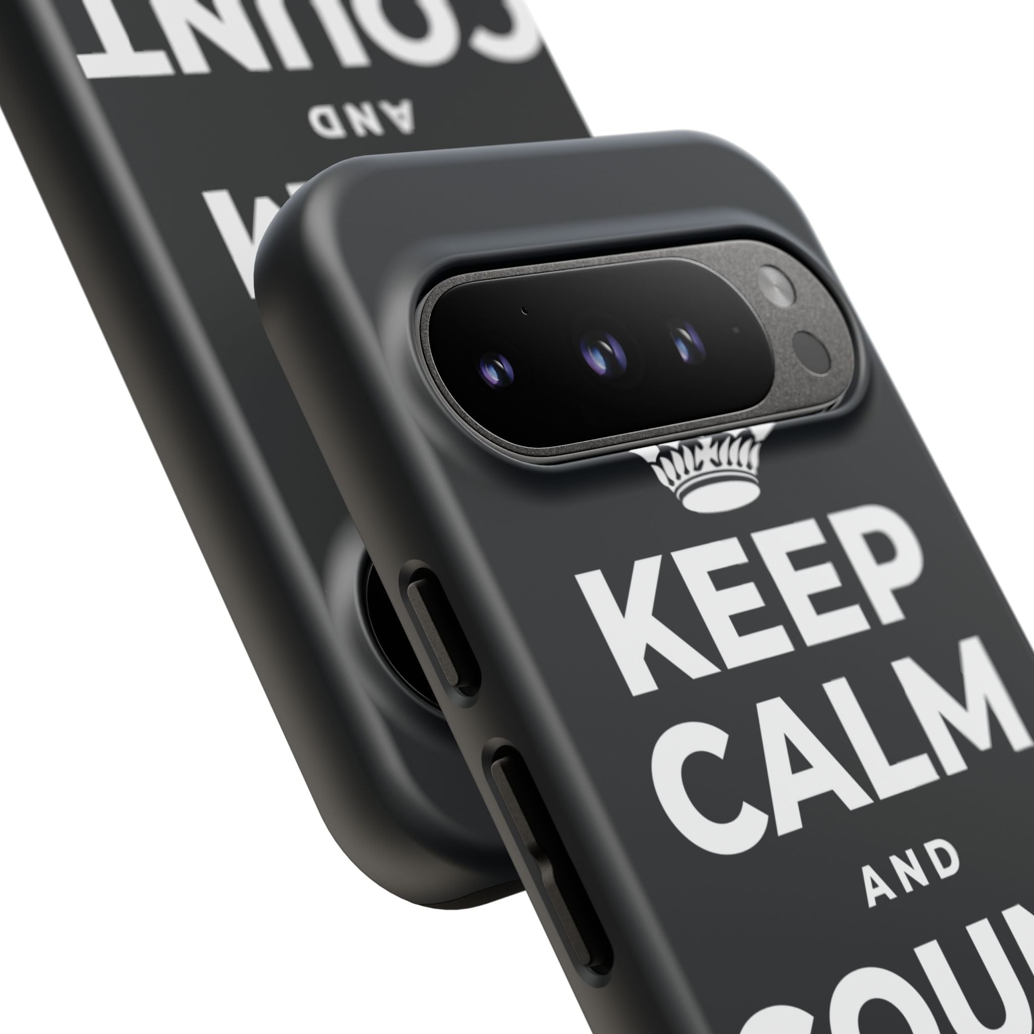 KEEP CALM AND COUNT TO TEN Phone Case (Dark)