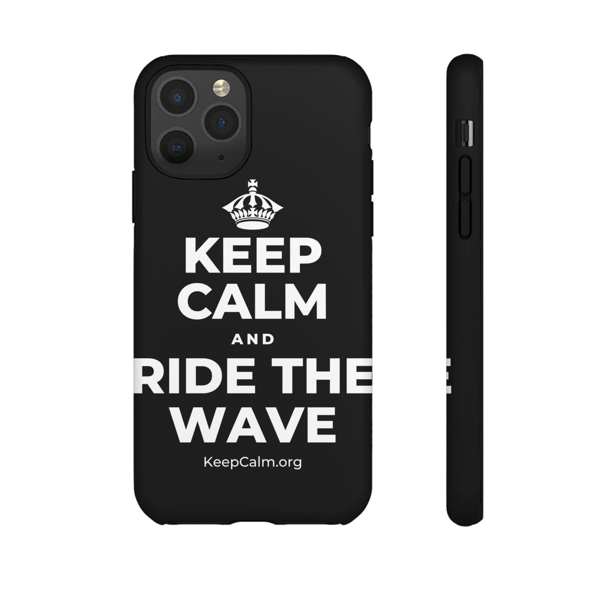 KEEP CALM AND RIDE THE WAVE Phone Case