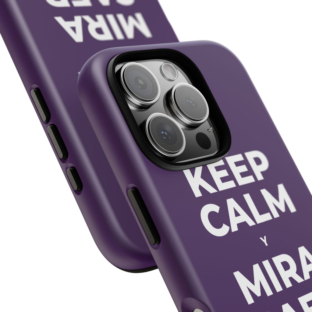 KEEP CALM Y MIRA CAER LA NIEVE Phone Case