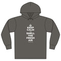 KEEP CALM AND SMELL THE FRESH AIR Organic Hoodie Tee