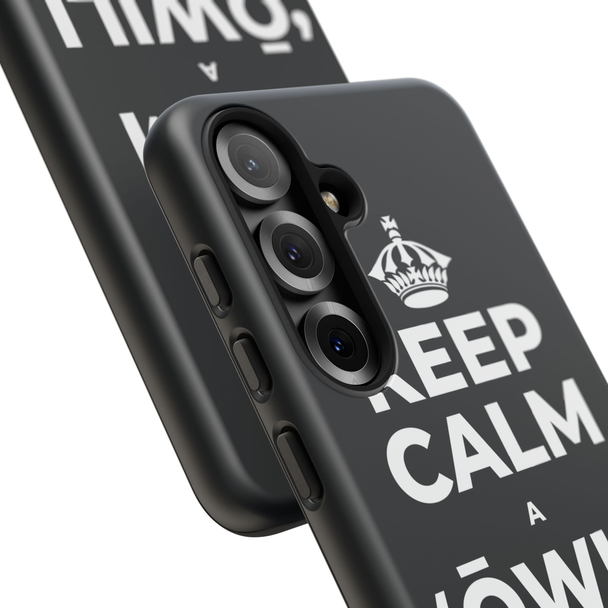 KEEP CALM A ʻŌWILI I KAHI KUʻEKE Phone Case (Dark)