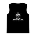 KEEP CALM AND SET A BOUNDARY Tank Top