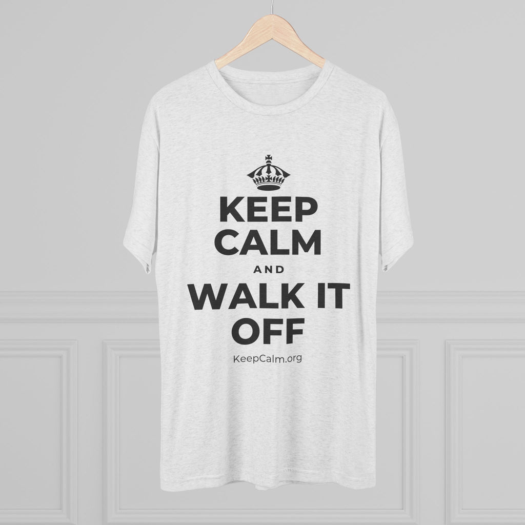 KEEP CALM AND WALK IT OFF Tri-Blend Tee