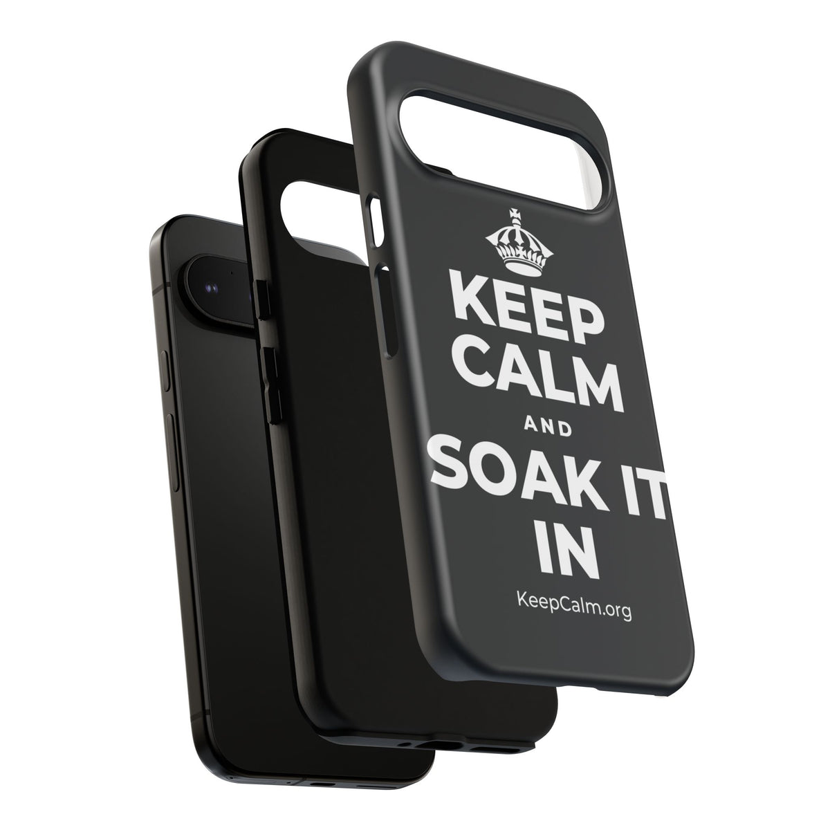 KEEP CALM AND SOAK IT IN Phone Case (Dark)