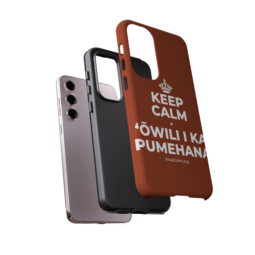 KEEP CALM A ʻŌWILI I KA PUMEHANA Phone Case