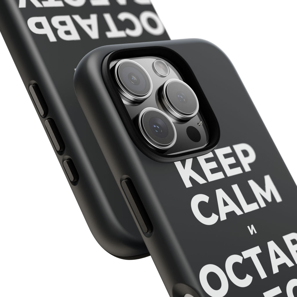 KEEP CALM И ОСТАВЬ РАБОТУ НА РАБОТЕ Phone Case (Dark)