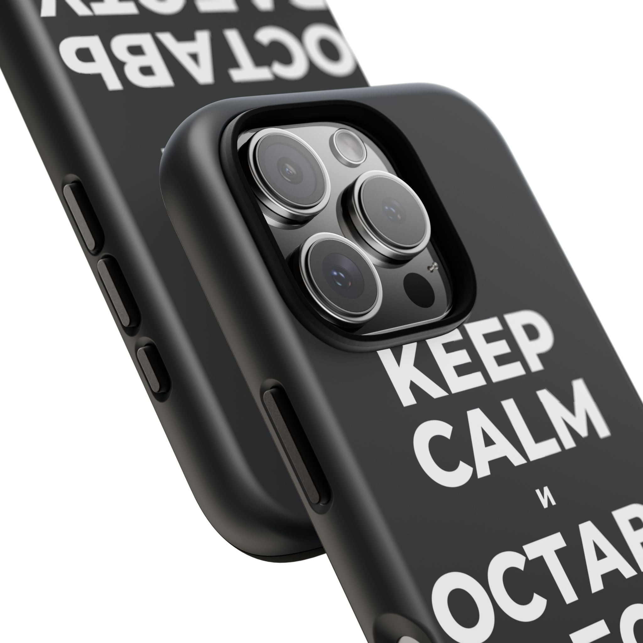 KEEP CALM И ОСТАВЬ РАБОТУ НА РАБОТЕ Phone Case (Dark)