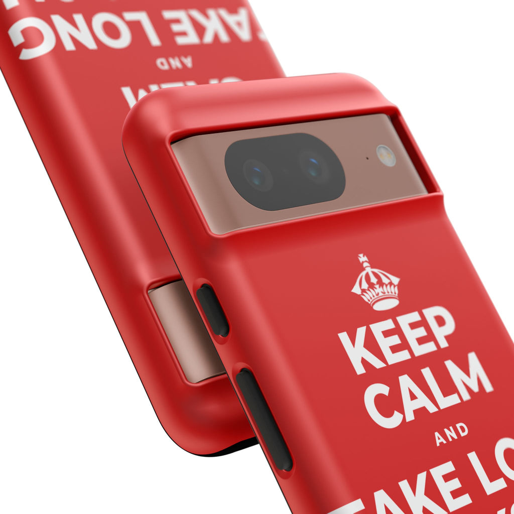 KEEP CALM AND TAKE LONG WALKS ON THE BEACH Phone Case
