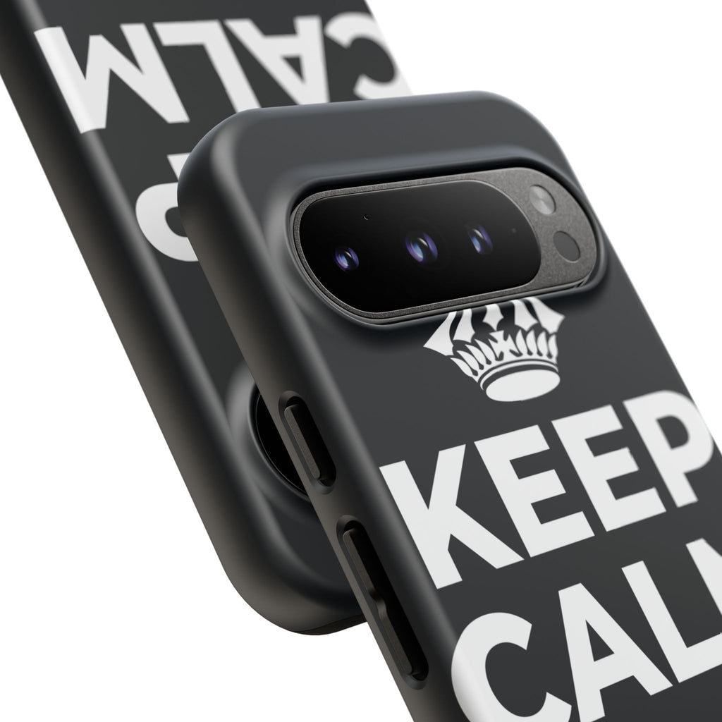 KEEP CALM AND เดินทีละก้าว Phone Case (Dark)