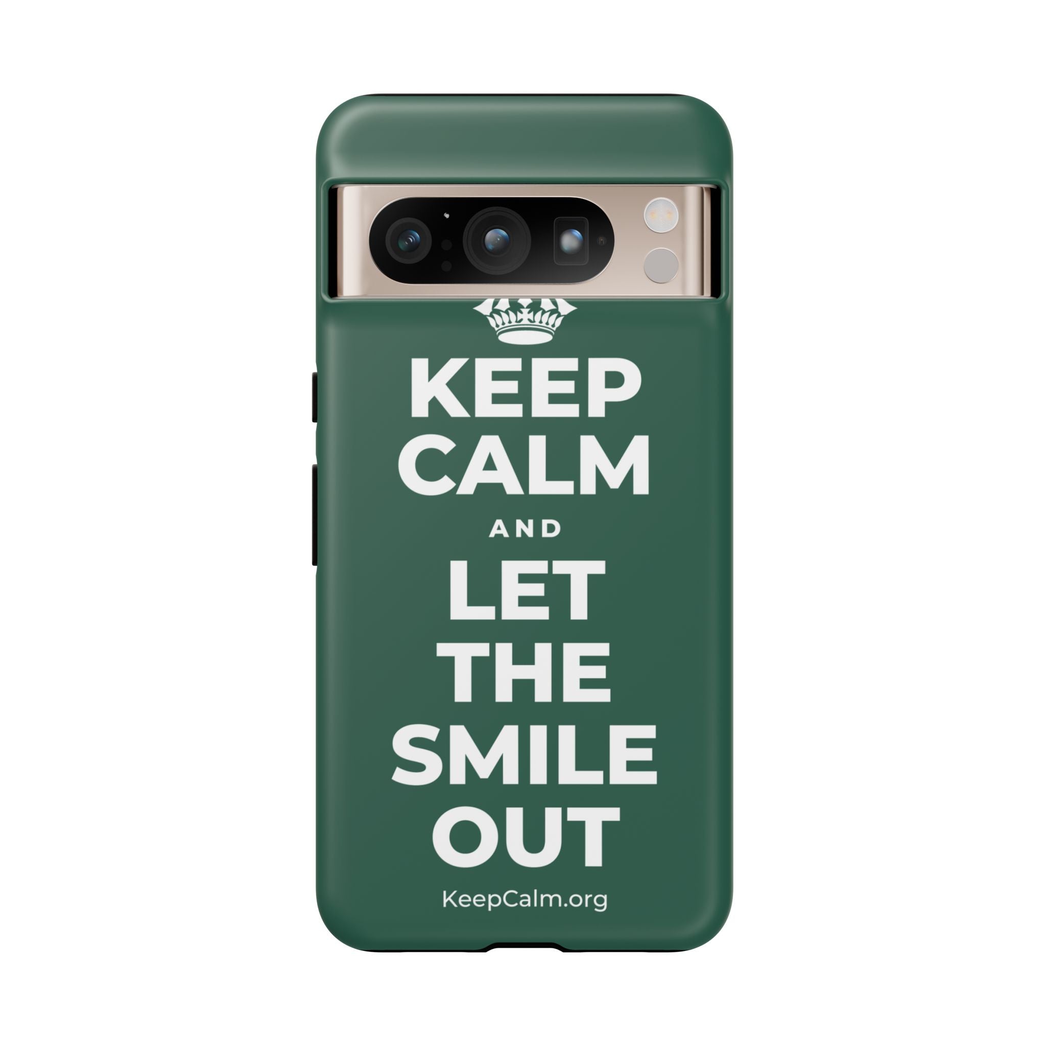 KEEP CALM AND LET THE SMILE OUT Phone Case