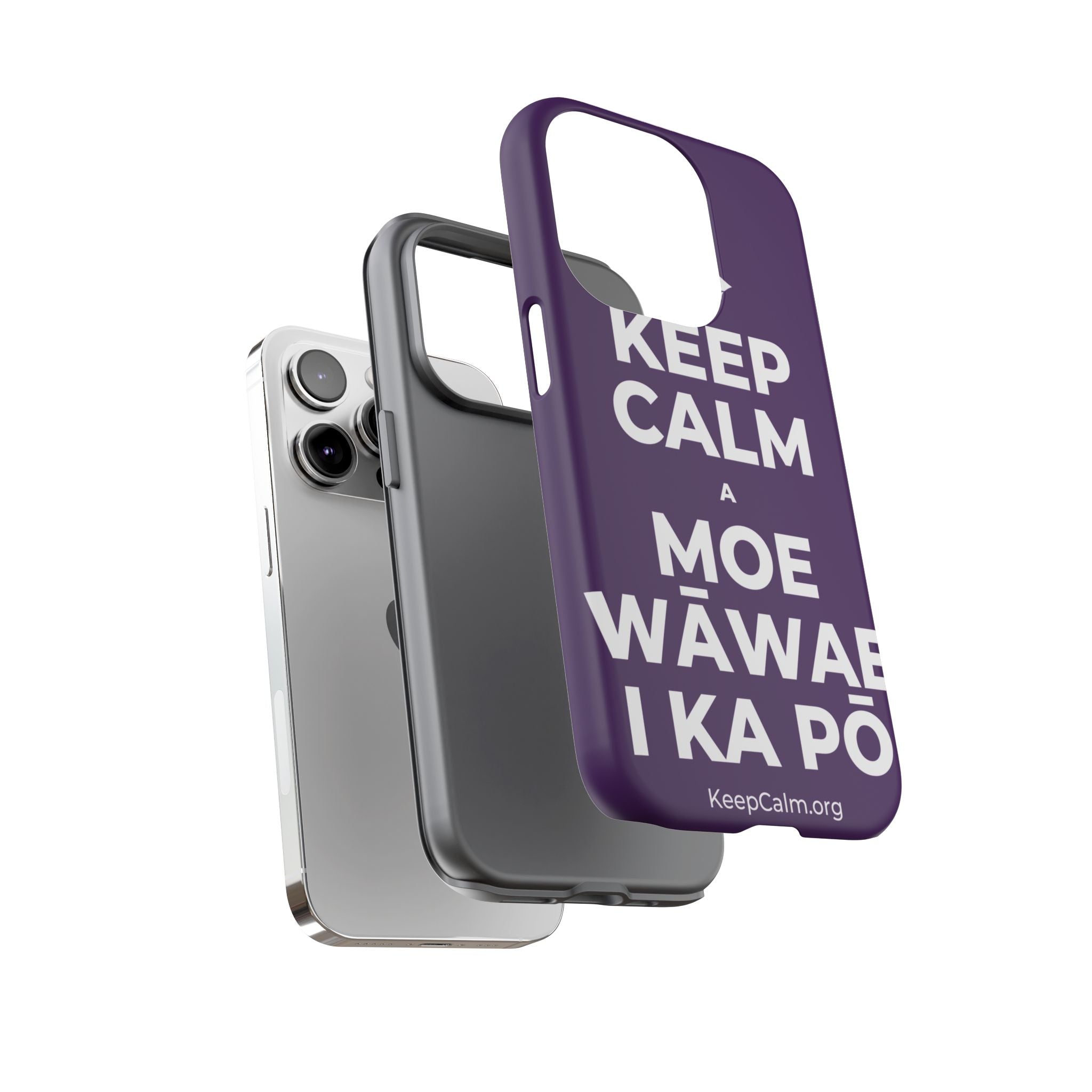 KEEP CALM A MOE WĀWAE I KA PŌ Phone Case