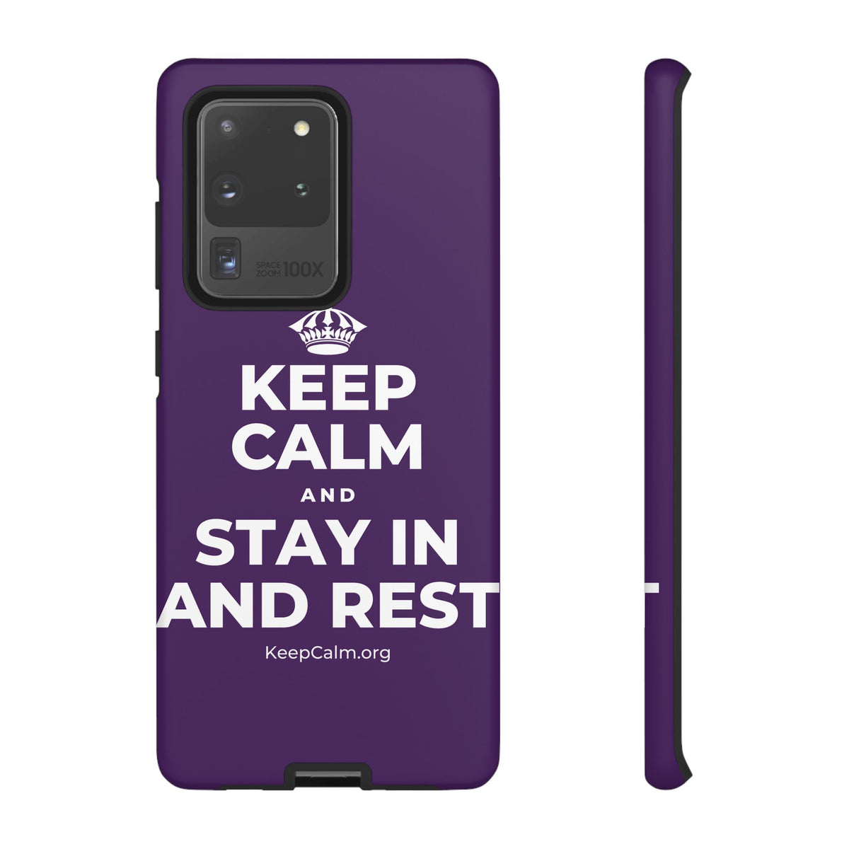 KEEP CALM AND STAY IN AND REST Phone Case