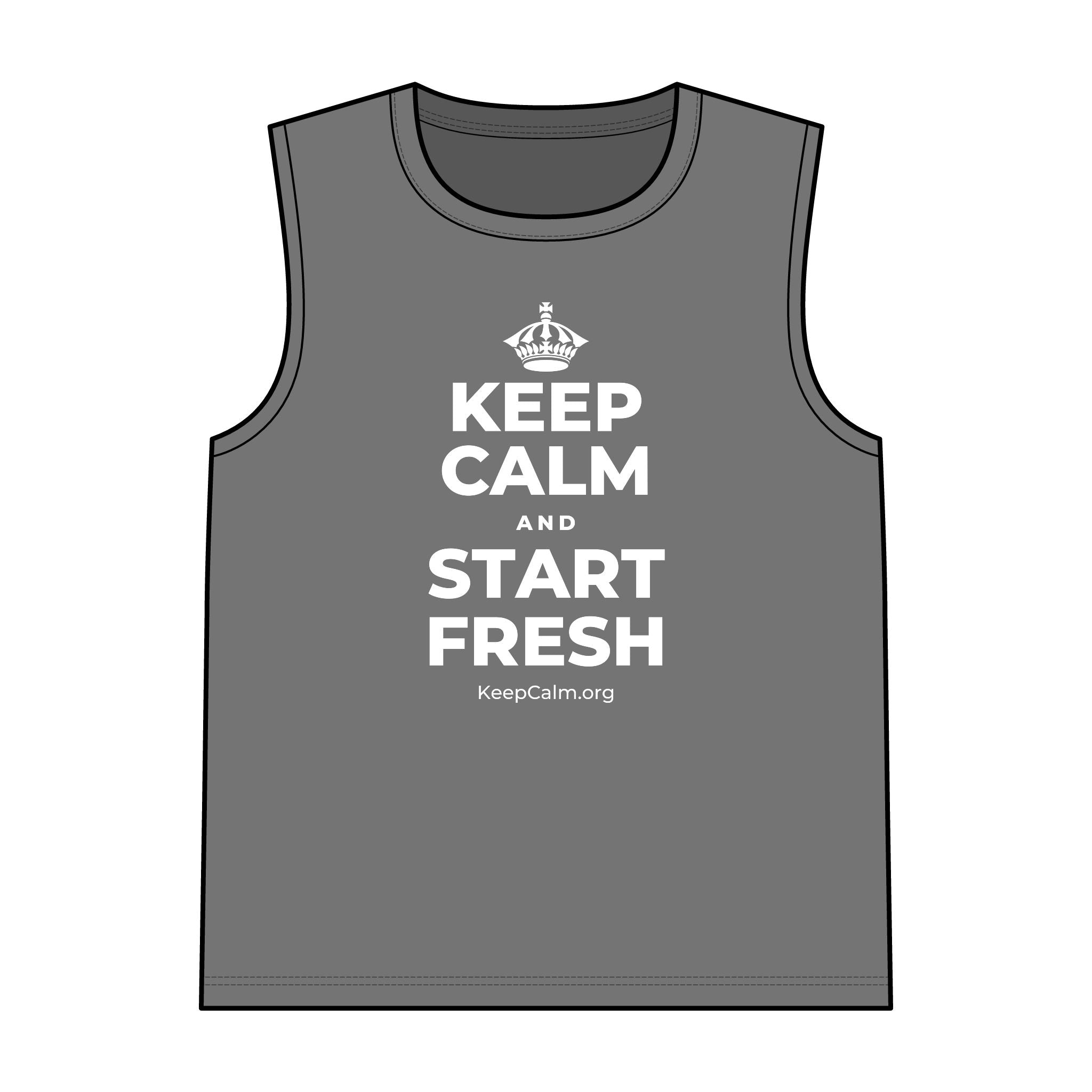 KEEP CALM AND START FRESH Tank Top