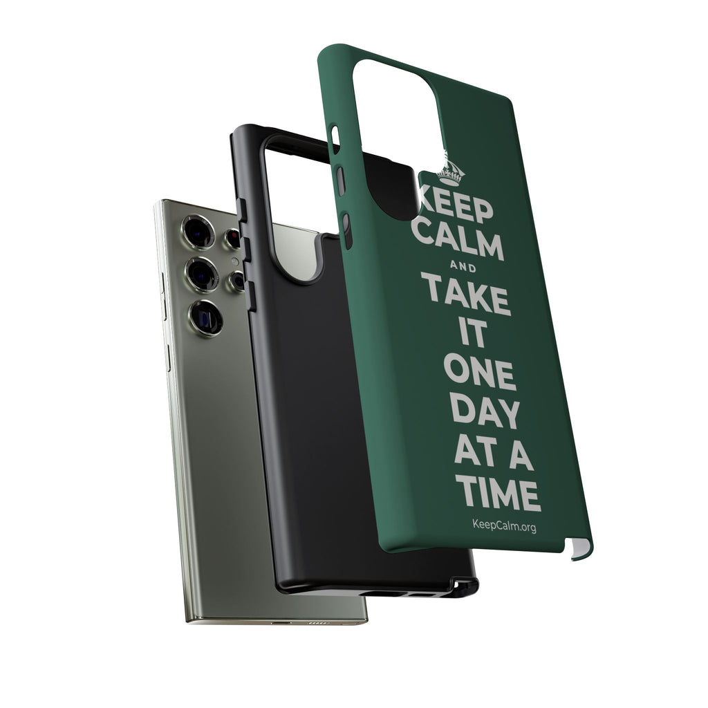 KEEP CALM AND TAKE IT ONE DAY AT A TIME Phone Case