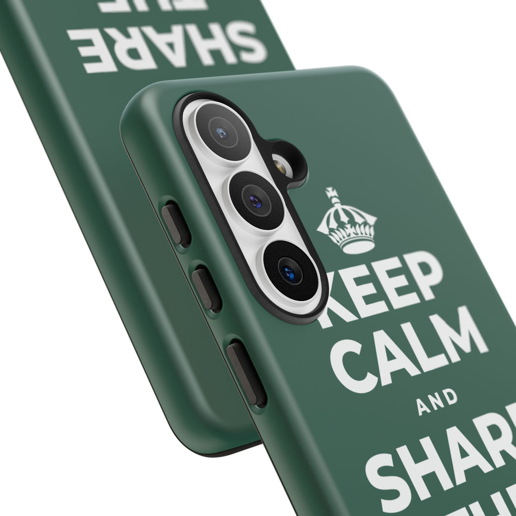 KEEP CALM AND SHARE THE GOOD NEWS Phone Case