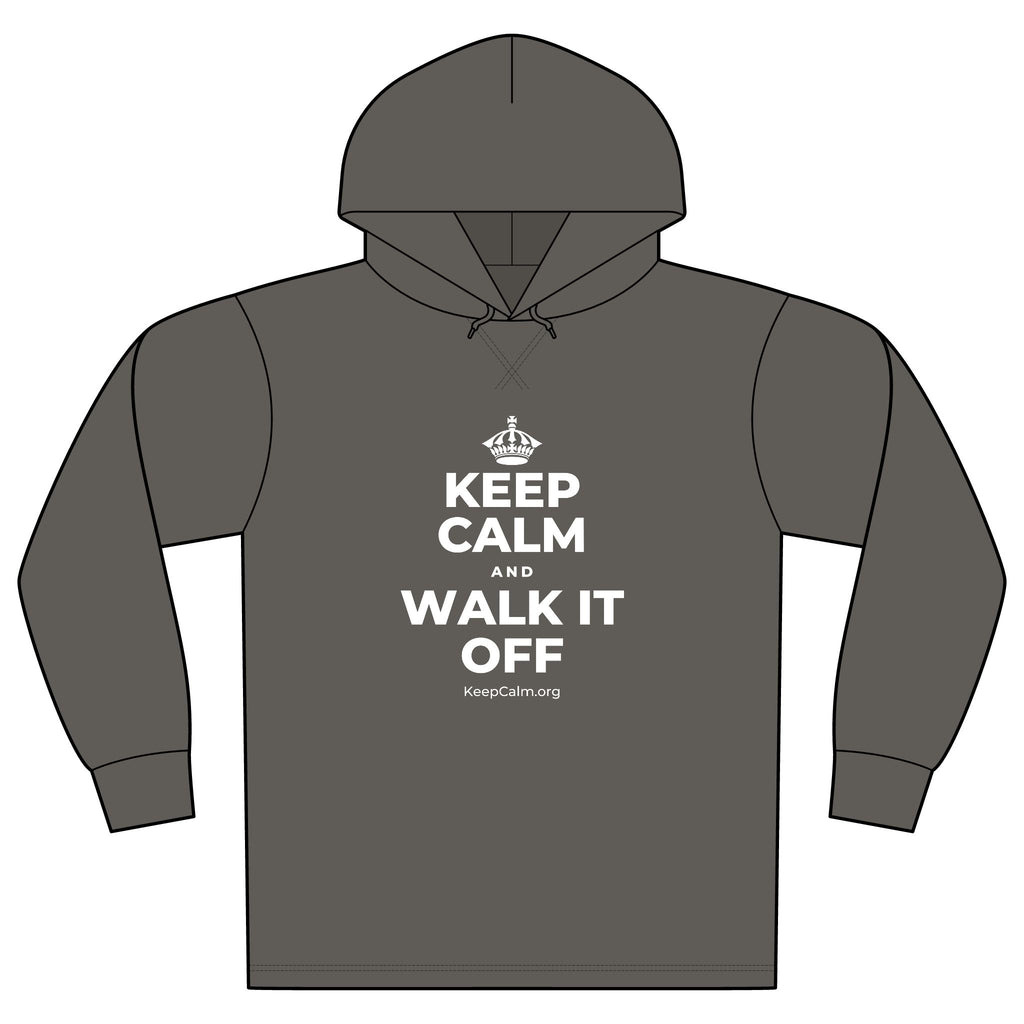 KEEP CALM AND WALK IT OFF Organic Hoodie Tee