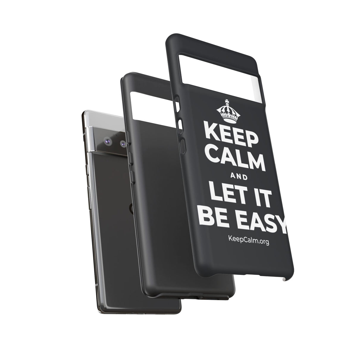 KEEP CALM AND LET IT BE EASY Phone Case (Dark)