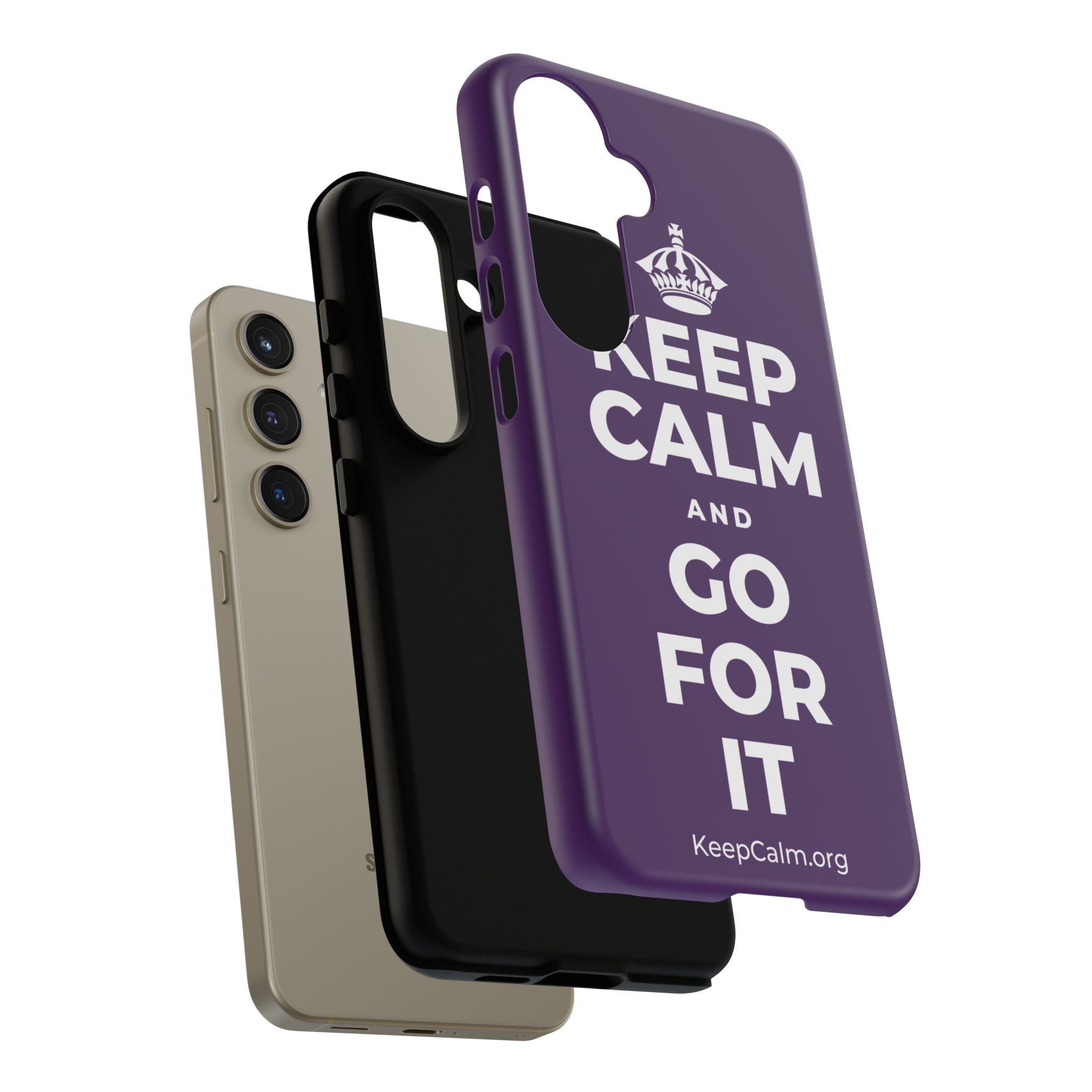 KEEP CALM AND GO FOR IT Phone Case