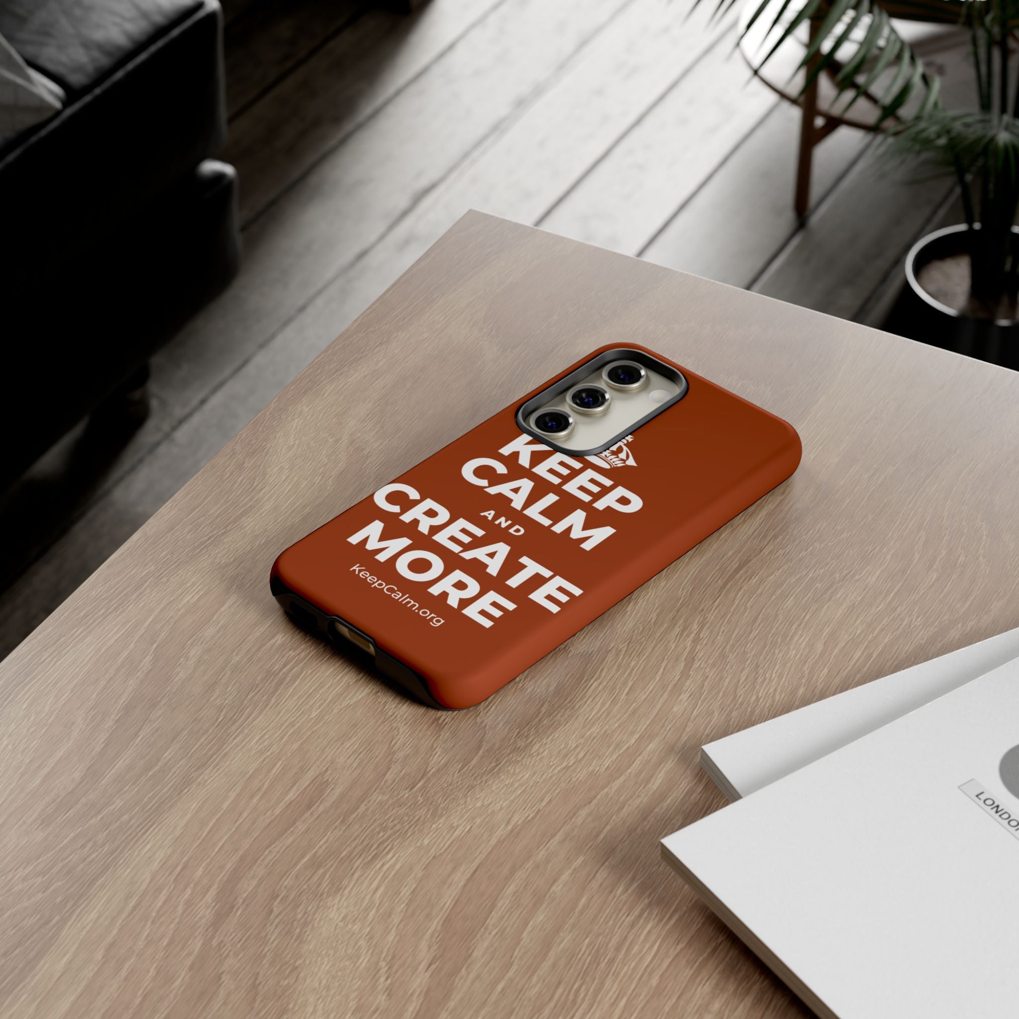 KEEP CALM AND CREATE MORE Phone Case