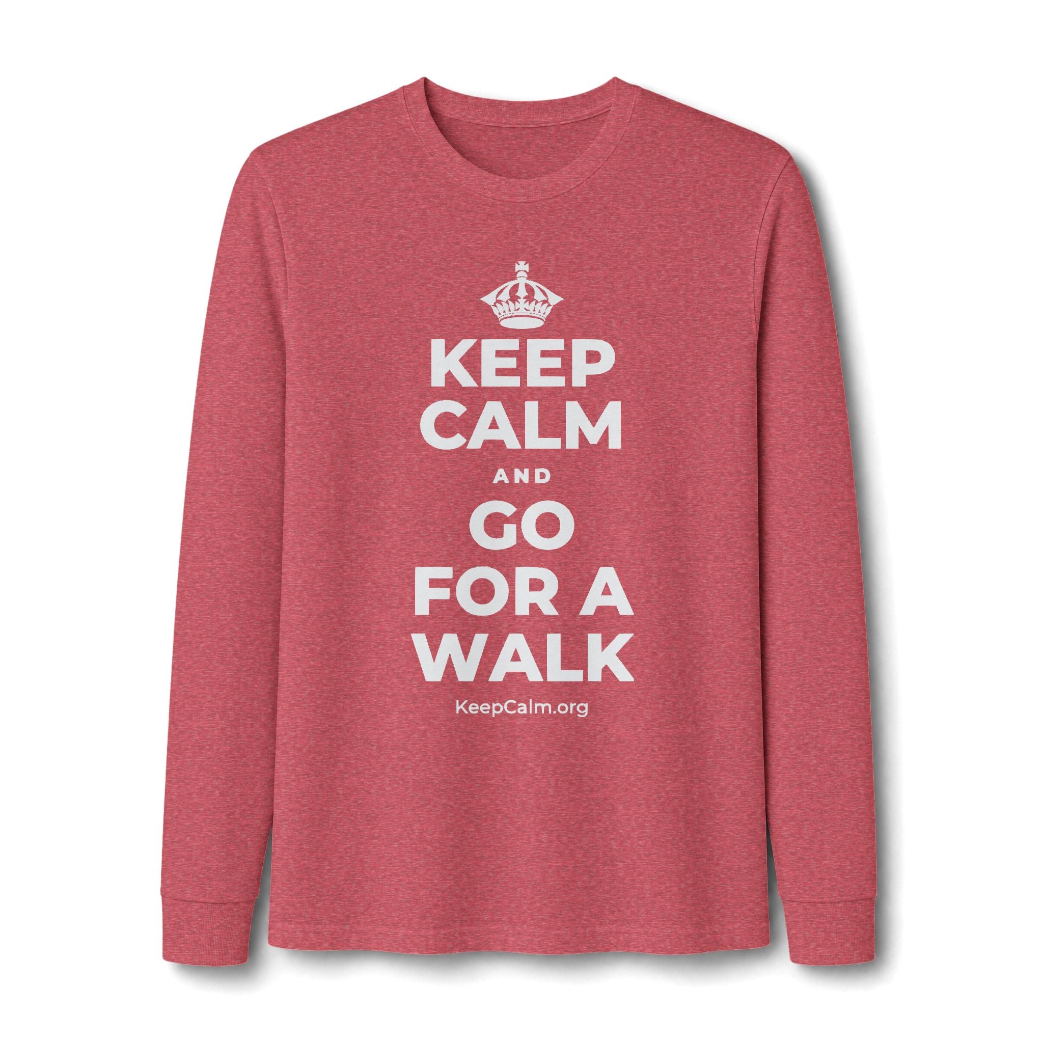 KEEP CALM AND GO FOR A WALK Long Sleeve Tee