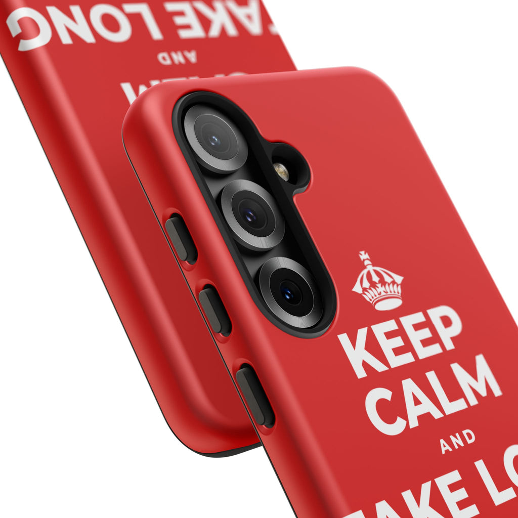 KEEP CALM AND TAKE LONG WALKS ON THE BEACH Phone Case