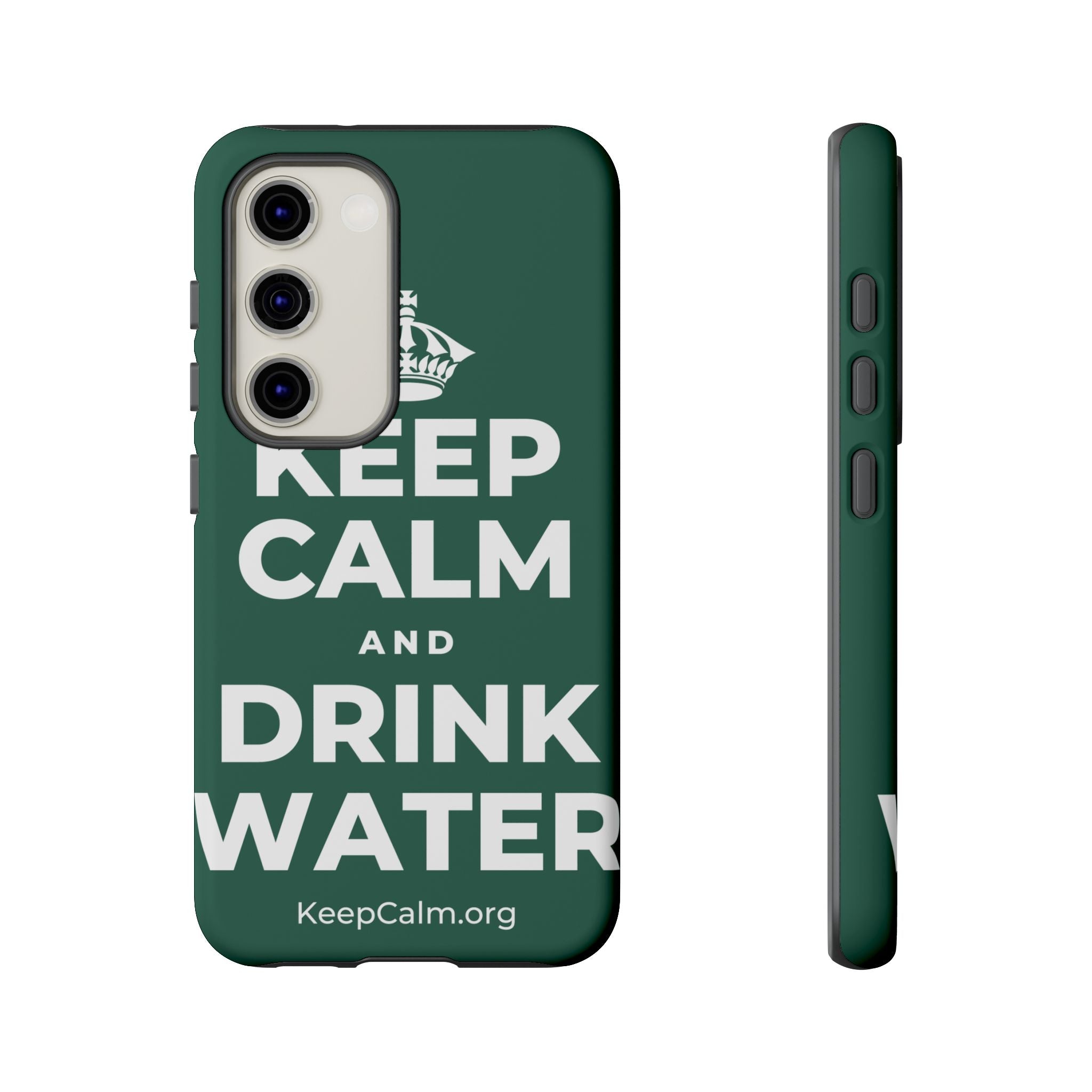 KEEP CALM AND DRINK WATER Phone Case