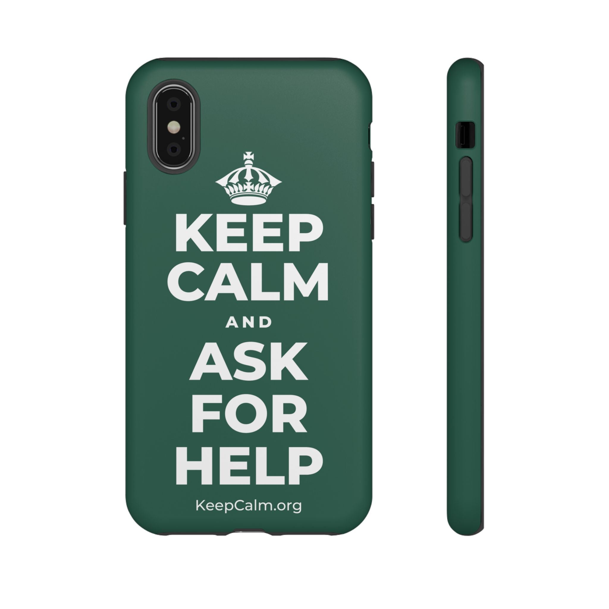 KEEP CALM AND ASK FOR HELP Phone Case