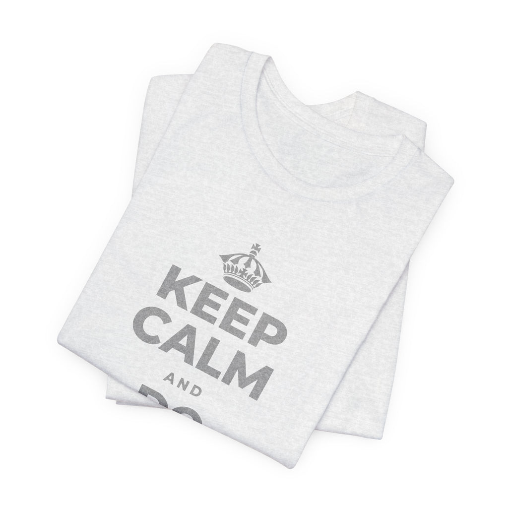 KEEP CALM AND DO TODAY'S REP T-Shirt (Soft Cream–Heather Mauve)