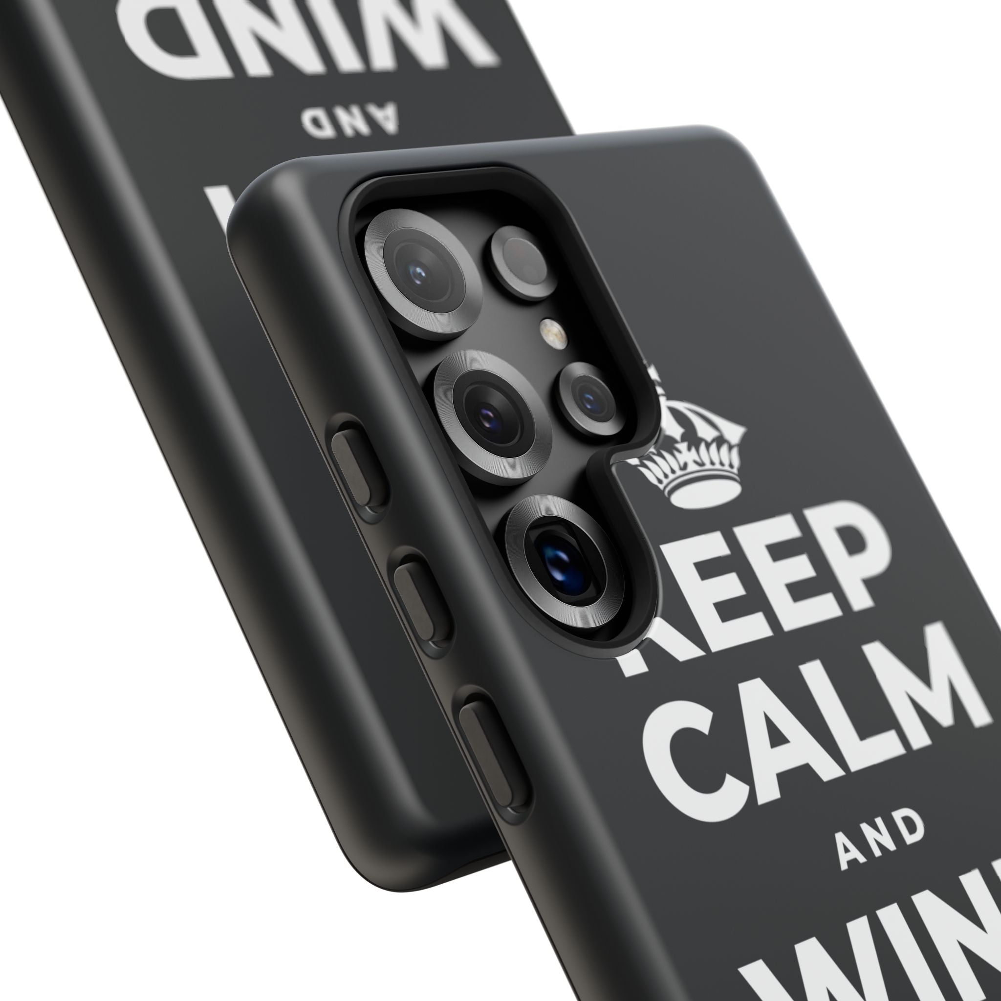 KEEP CALM AND WIND DOWN GENTLY Phone Case (Dark)