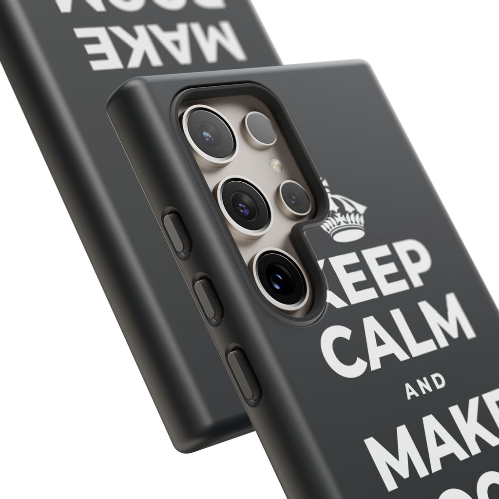 KEEP CALM AND MAKE ROOM FOR FUN Phone Case (Dark)