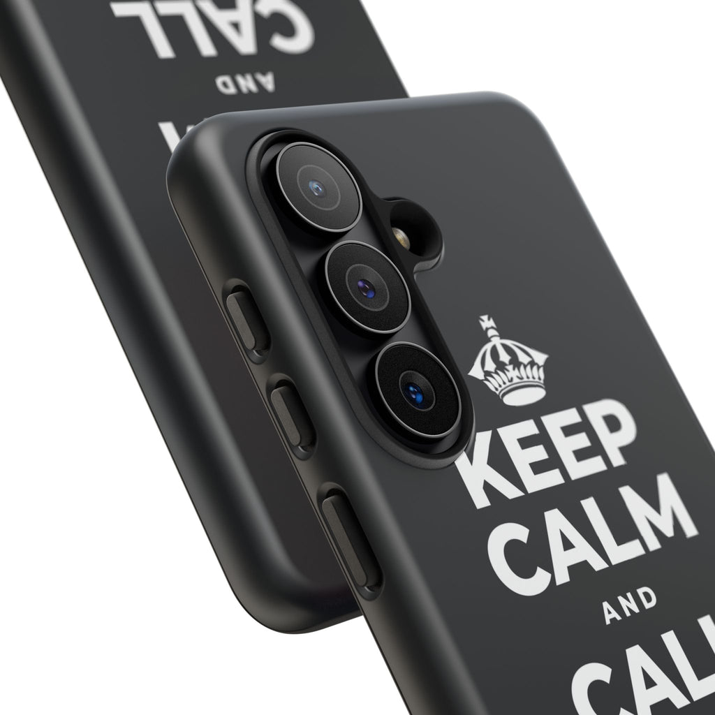 KEEP CALM AND CALL YOUR PEOPLE Phone Case (Dark)