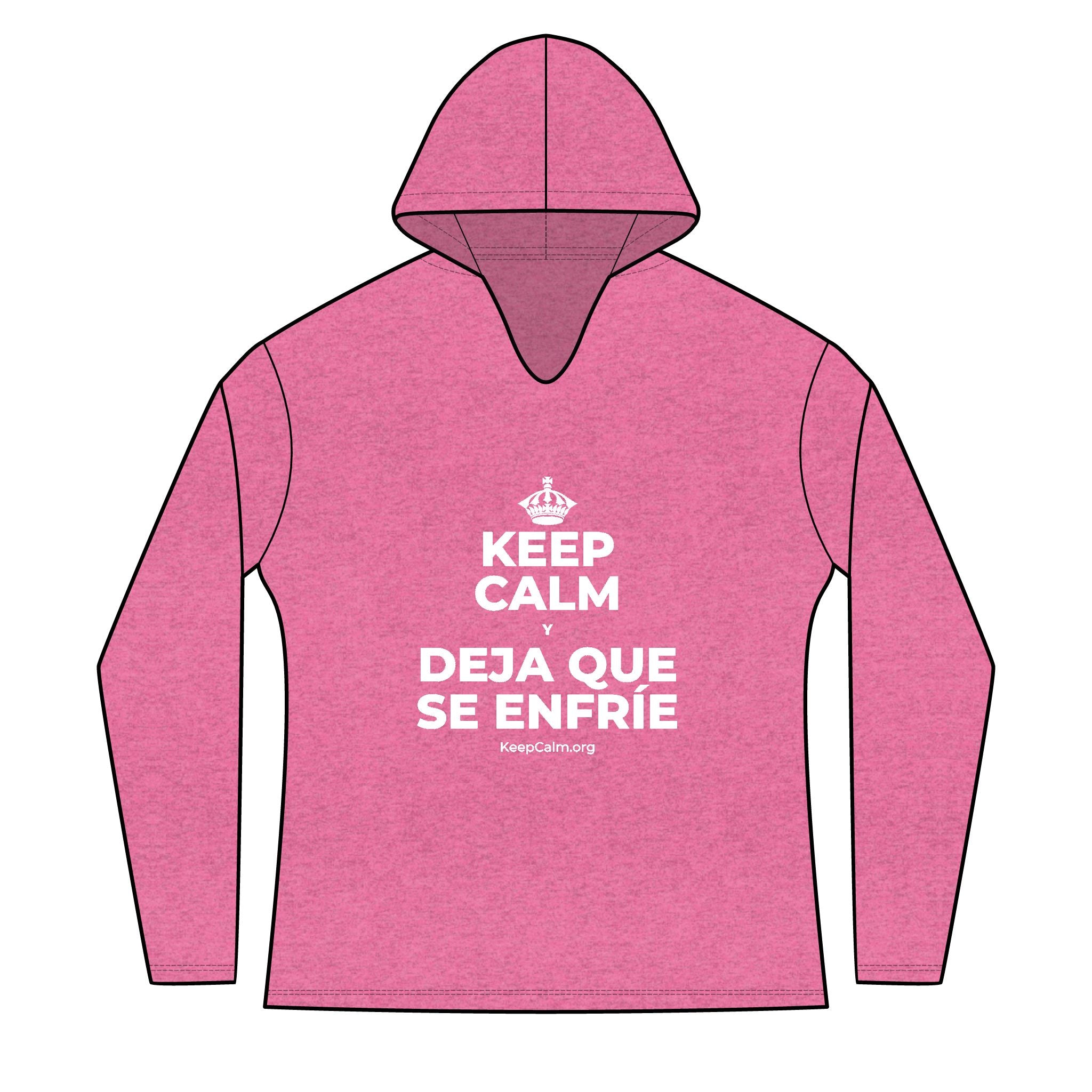 KEEP CALM Y DEJA QUE SE ENFRÍE Women's Long Sleeve Hoodie