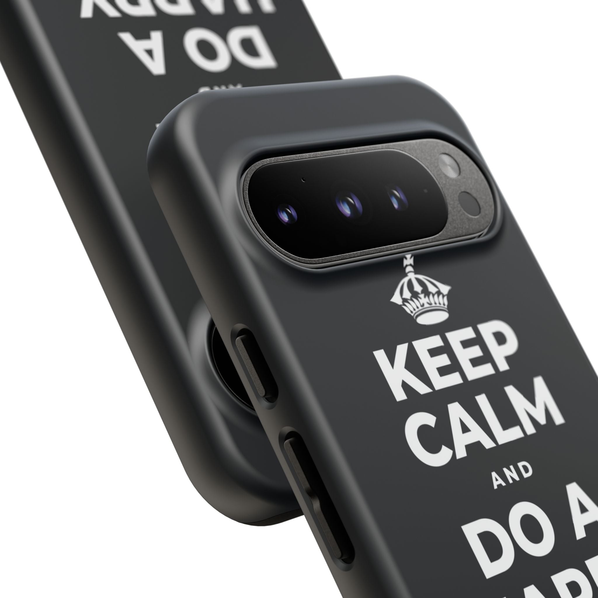 KEEP CALM AND DO A HAPPY LITTLE DANCE Phone Case (Dark)