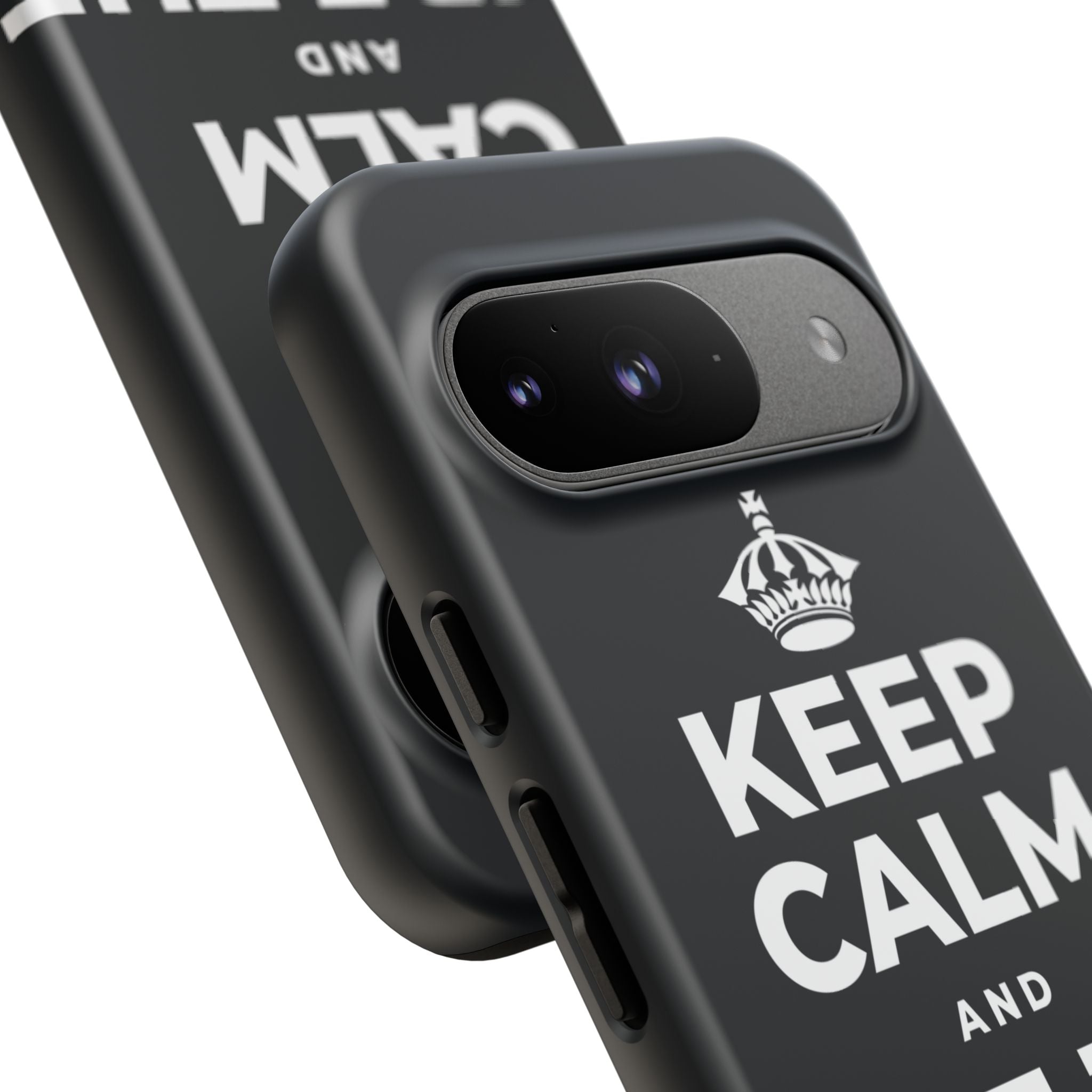 KEEP CALM AND RIDE THE WAVE Phone Case (Dark)
