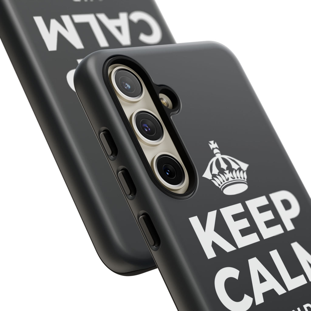KEEP CALM AND SHINE Phone Case (Dark)